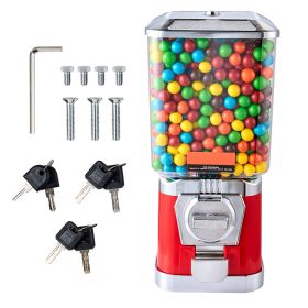 Gumball Machine for Kids, 17"H Home Candy Vending Machine, PC Gumball Dispenser, Bubble Gum Machine for Game Stores