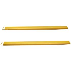 Pallet Fork Extensions, 84" Length 5.5" Width, Heavy Duty Carbon Steel Fork Extensions for Forklifts, 1 Pair Forklift Extensions